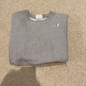 Champion Reverse Weave Gray crewneck sweatshirt size small